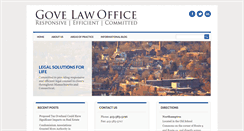 Desktop Screenshot of govelawoffice.com
